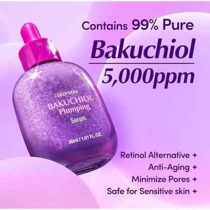 Bakuchiol & Niacinamide Serum – 30 ml
Hydrates and refreshes the skin