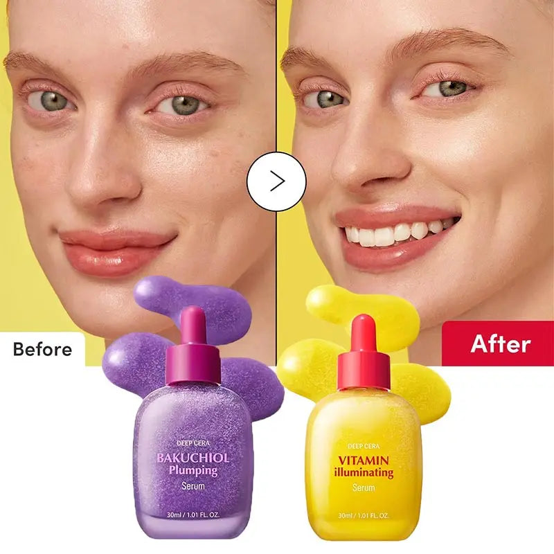 Bakuchiol & Niacinamide Serum – 30 ml
Hydrates and refreshes the skin