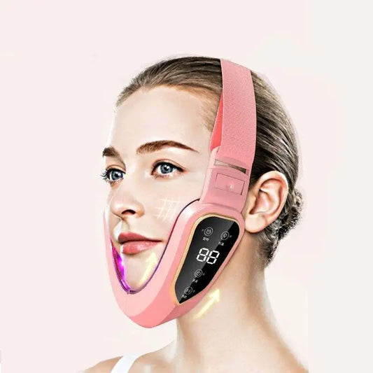 LED Photon Therapy Facial Slimming Vibration Massager Facial