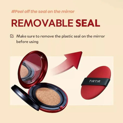 TIRTIR Cushion Foundation – SPF50
Hydrating formula with buildable coverage
For smooth and radiant-looking skin