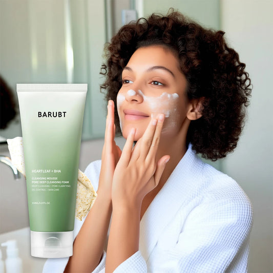 Quercetin pores deep cleansing foam double cleaning gentle