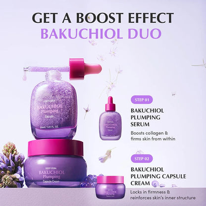 Bakuchiol & Niacinamide Serum – 30 ml
Hydrates and refreshes the skin